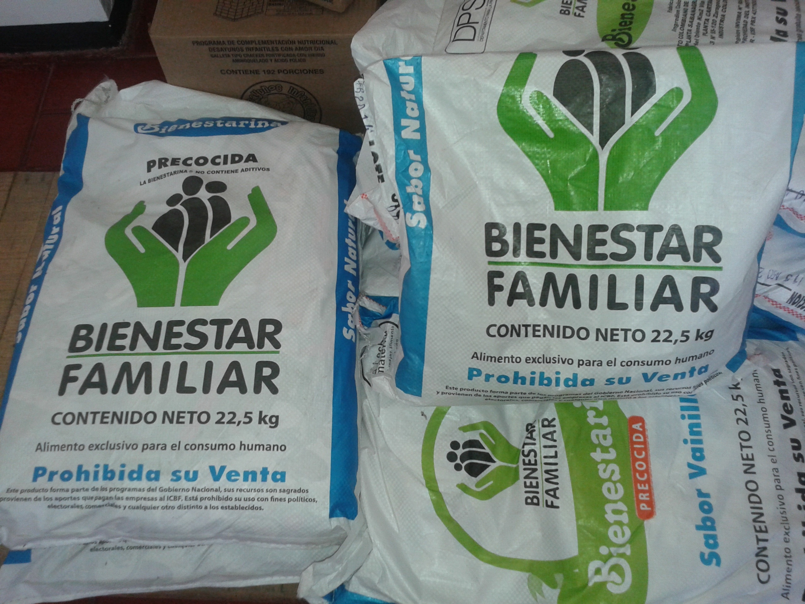 Entrega de Alimentaci�n complementaria- Bienestarina Adulto Mayor